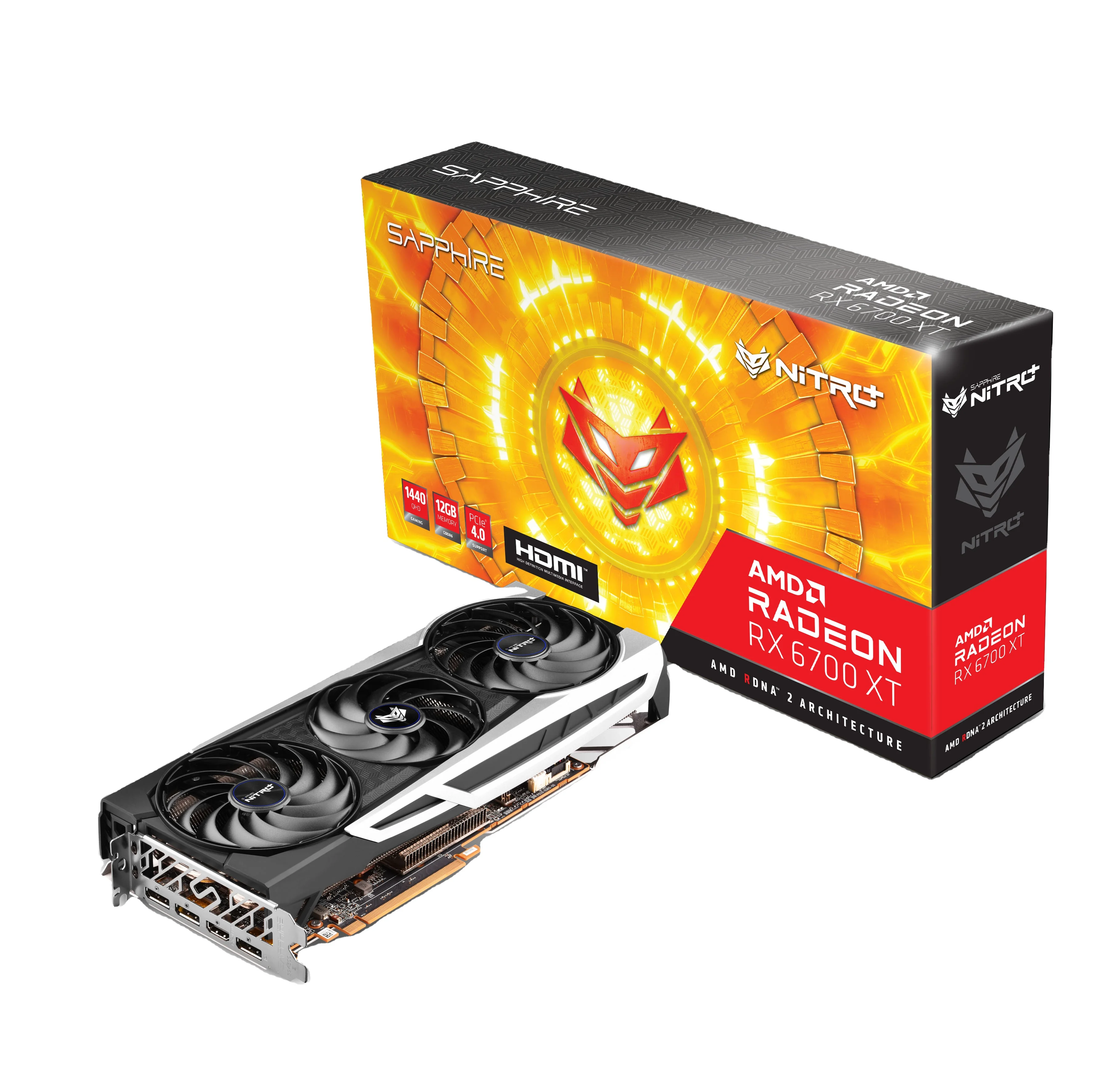 New stock graphics card sapphire Nitro+ rx 6700xt 12gb rx 6600xt 6800xt 6900xt sapphire AMD radeon GPU GDDR6 gaming card