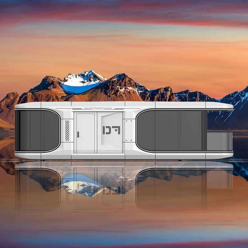 Chine Modulaire Petite Maison Prefabrique House Villa Small Units Eco Etong Smart Luxury Mobile House Space Capsule House