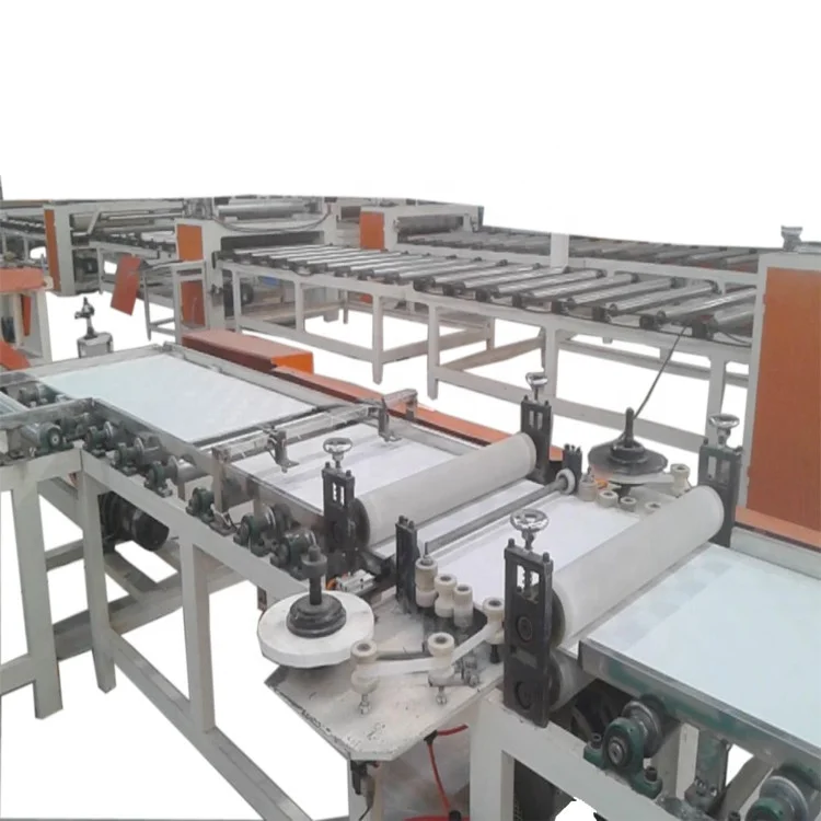 Gypsum Board Lamination Machine Slotting Machine For Gypsum Ceiling Board