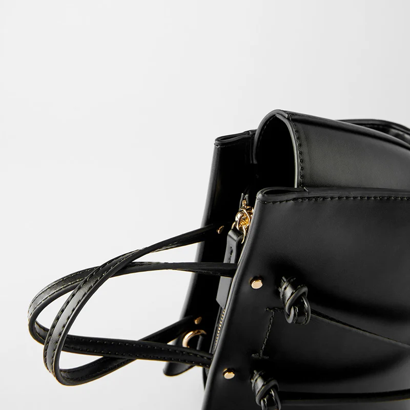 
Hand bags women black messenger bag leather handbags 