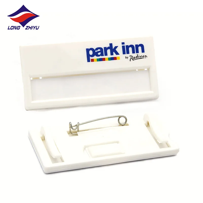 Longzhiyu 15 years china supplier custom name card lapel pin pvc nurse name badge nurse pins