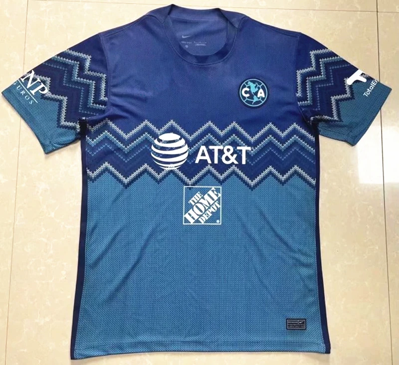 New 2022 American blue soccer jersey top thai quality men football shirt