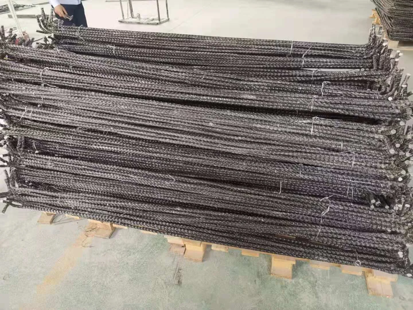 Pultrusion frp fiberglass reinforced polymer solid rods, grp glass fiber beam rebar