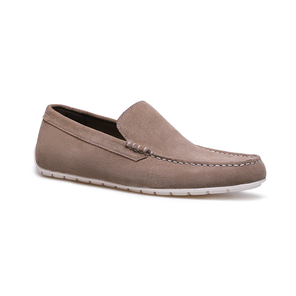 
ABINITIO High Quality Suede Leather Slip On Mens Driving Shoes Moccasins Loafer 