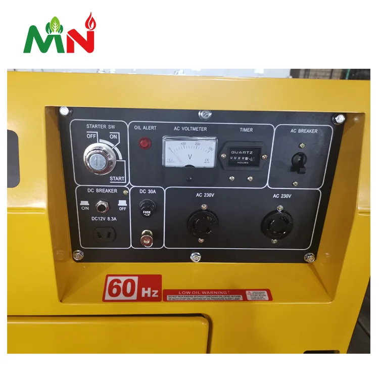 permanent magnet generator 230V/240V portable power generating set  5kw 5kva