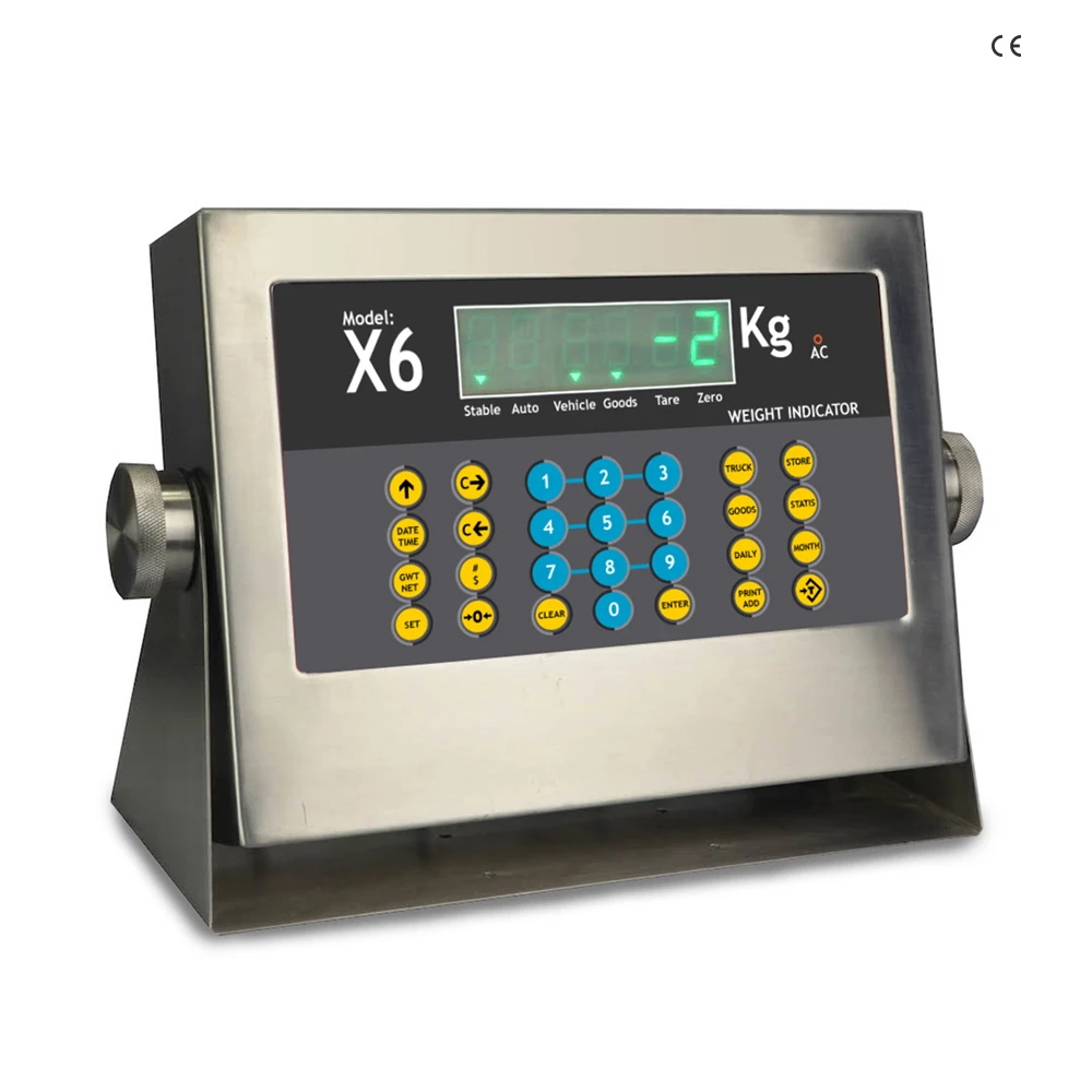 
X6 weighbridge truck scale indicator weighing terminal 