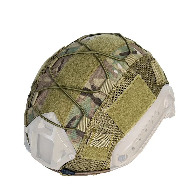 IDOGEAR Camouflage FAST Tactical Hunting Gear Helmet Cloth Headwear Helmet Cover For Tactical Helmet