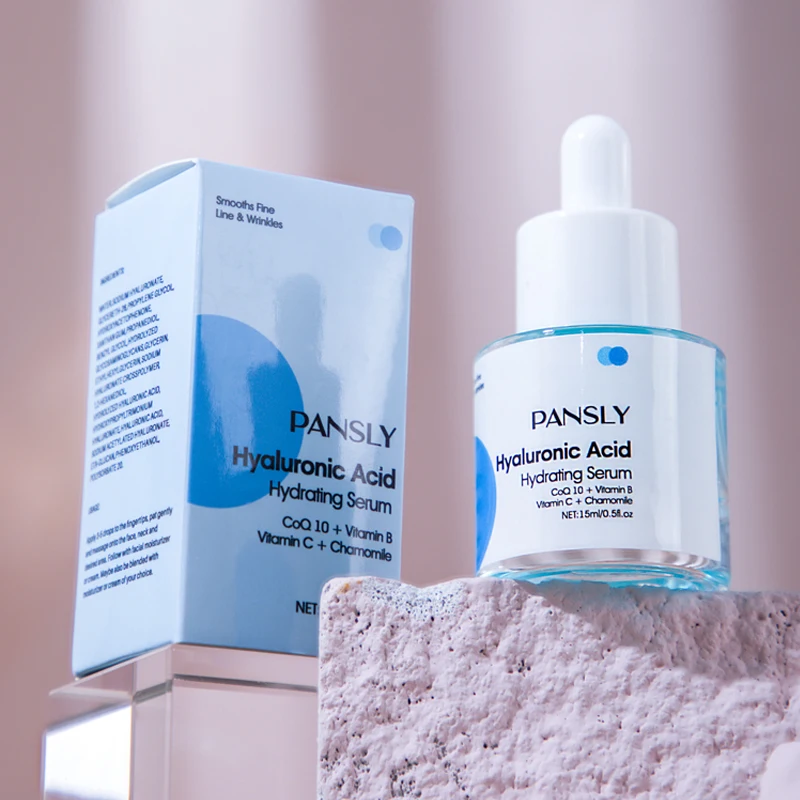 Custom Organic Bulk Vitamin C Anti aging repair Hydrating Facial Pure Hyaluronic Acid Serum