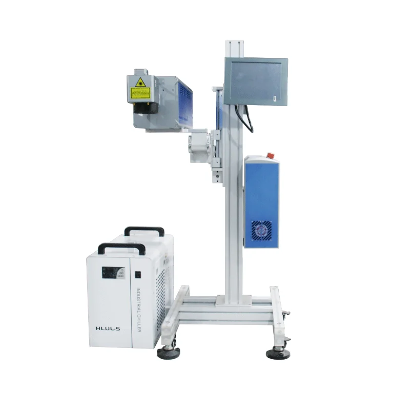 UV laser printer batch code expiry date printing machine For Plastic HDPE PE PP Bottle Printing QR Code