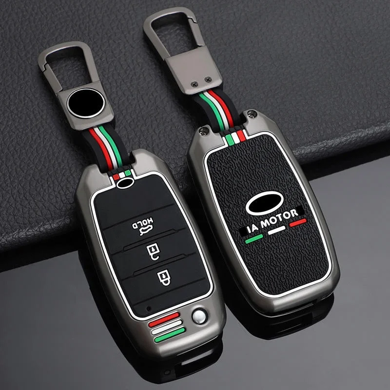 Zinc Alloy Car Remote Flip Key Case Cover Remote Key For Kia Rio 3 K2 Ceed Cerato K3 Sportage 4 Picanto K5 Optima Sorento Forte
