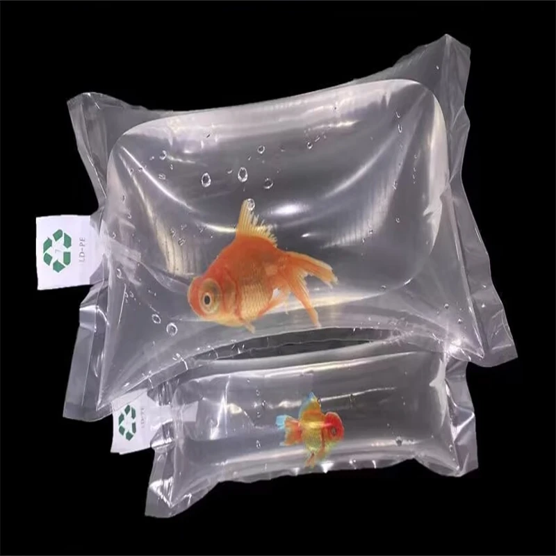 Recyclable 2023 Phila Ingxowa yoThutho yeentlanzi Shipping Live Fish Packaging Bag Live Fish Bag Packing Material  For Shipping