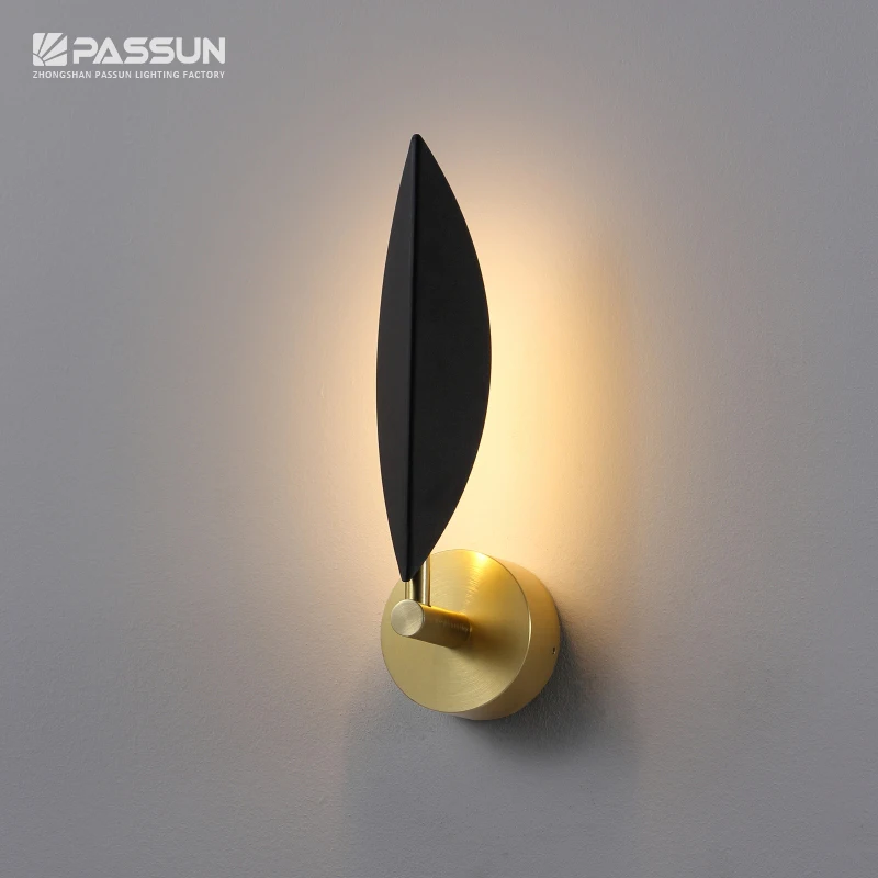 Decorative interior popular wall lamp modern creative led bedroom rotate wall light