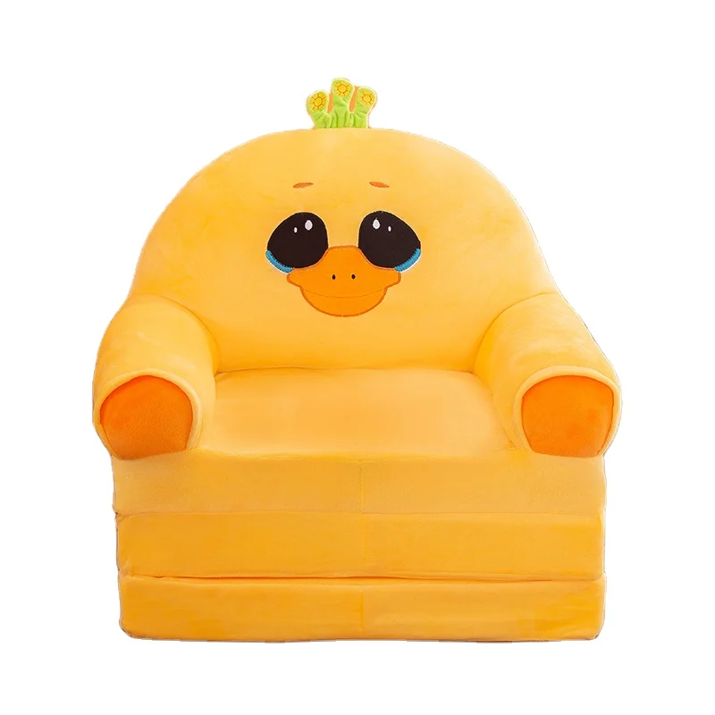 Plush Sofa Bed For Children Plush Baby Foldable Sofa Linsey Single Mini Sofa Bed