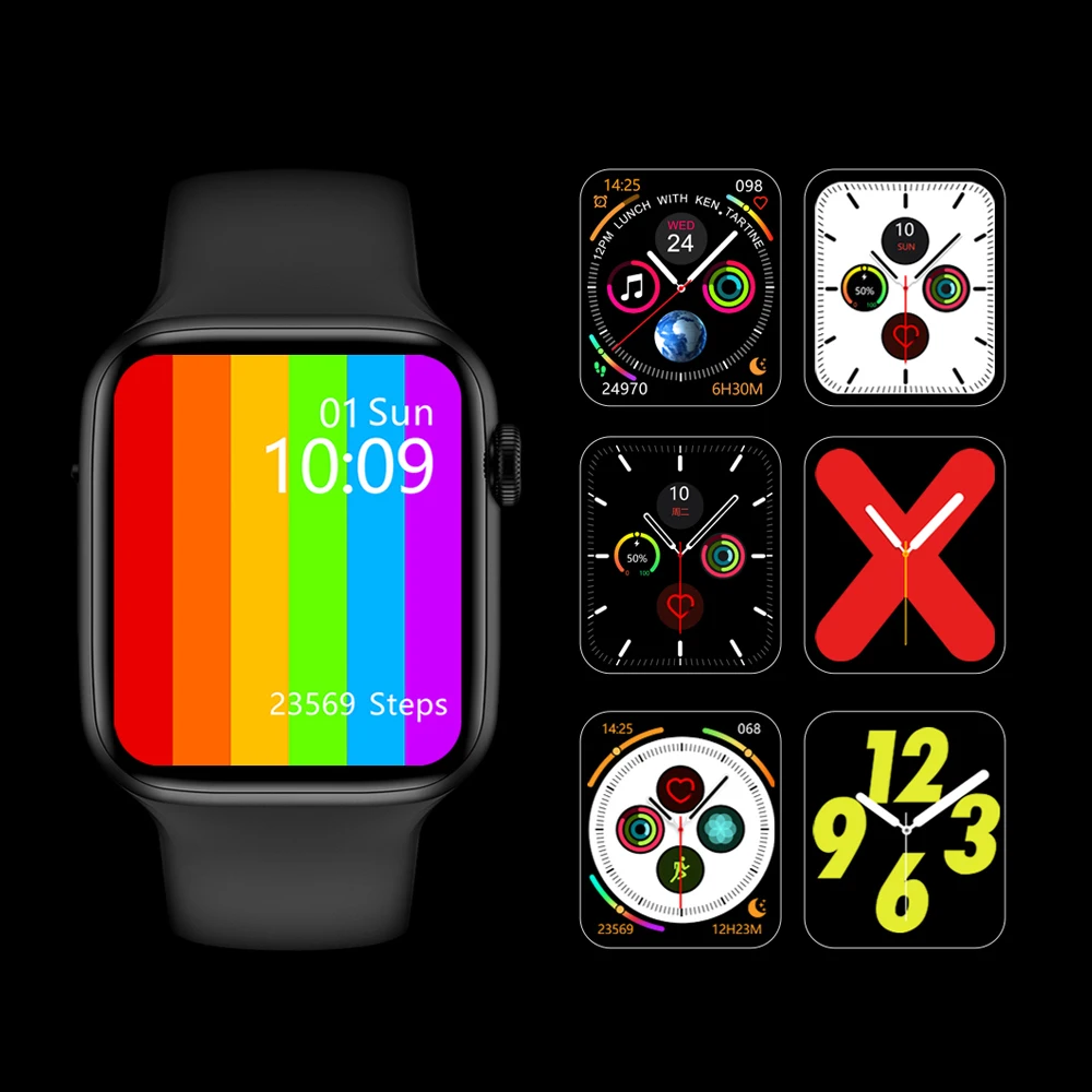 New Arrival Waterproof GPS Running Watch With Elevate Wrist Heart Rate Digital Full Touch Screen For L5 And For sx16 Smart Watch