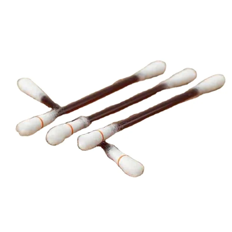 High quality Disposable Individual Package sterile Soaked Iodophor povidone iodine swab stick liquid filled medical cotton swab