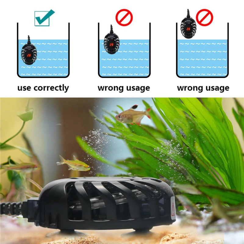 Mini Turtle Aquarium Automatic Constant Temperature Heating Rod Small Turtle Heating Rod Aquarium Heater