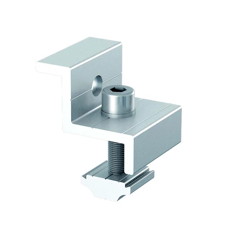 GOOMAX how sale Adjustable end clamp for Solar PV mounting system Fixing Bracket Adjustable