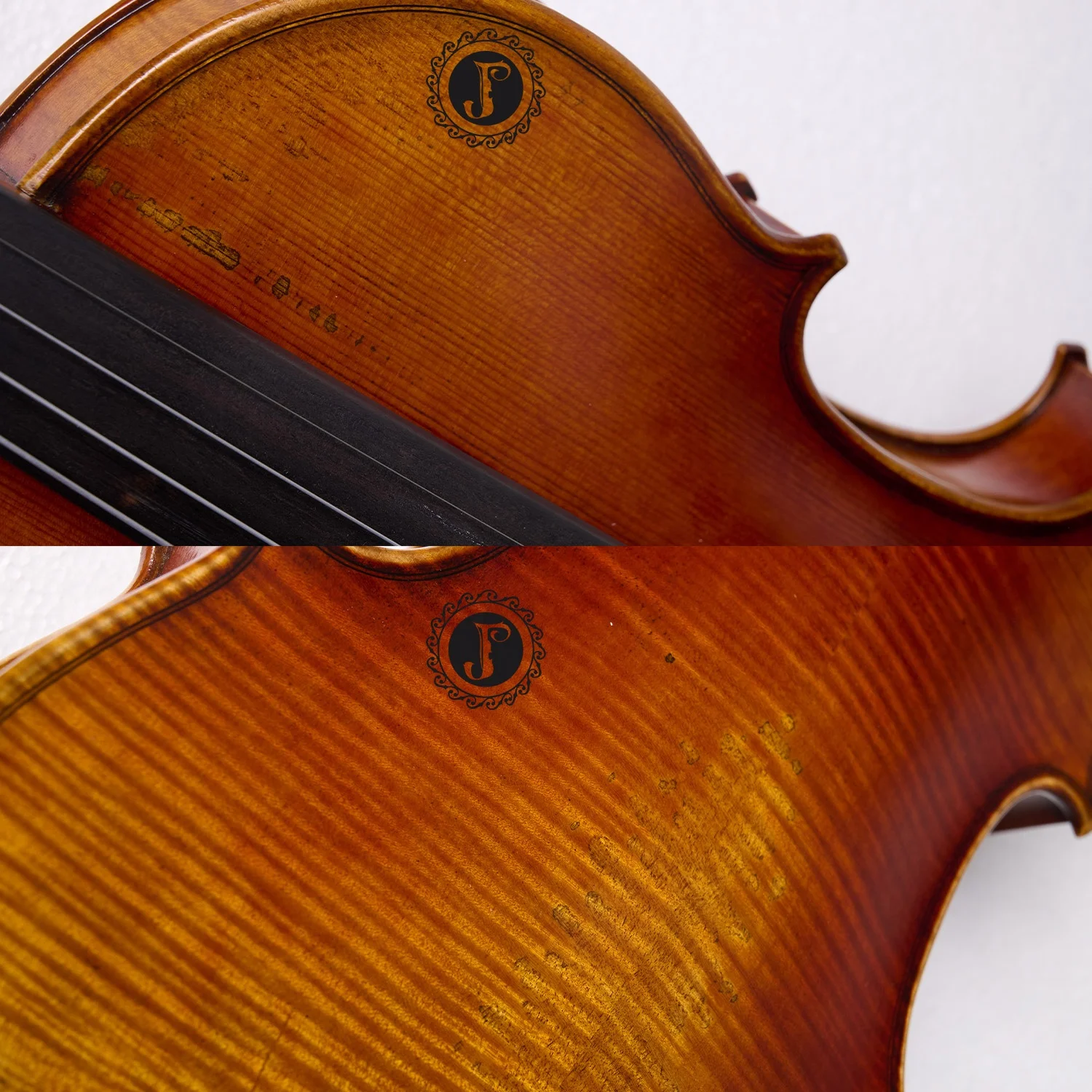 Top Sale High Quality Violin Hand Made Professional Violin Nice Flamed Maple Advanced Violin 4/4 Grade B+style Antique Dark Red