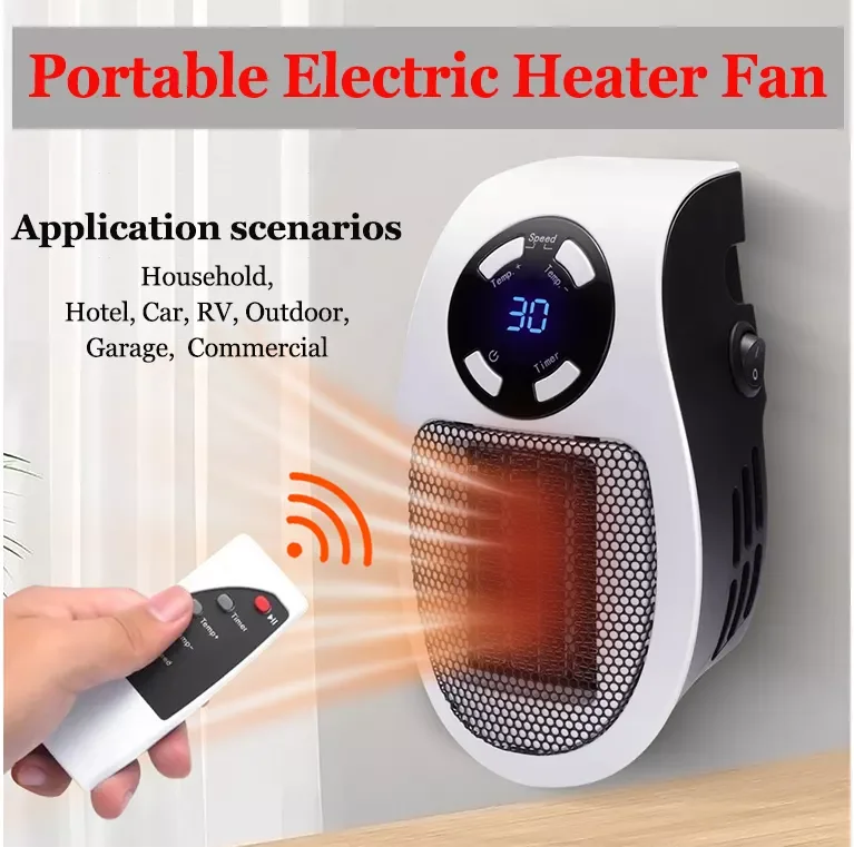 2022 Hot Selling Mini Heater 500W Portable Electric Heater OEM Heat Mini Warmer Heater Fan