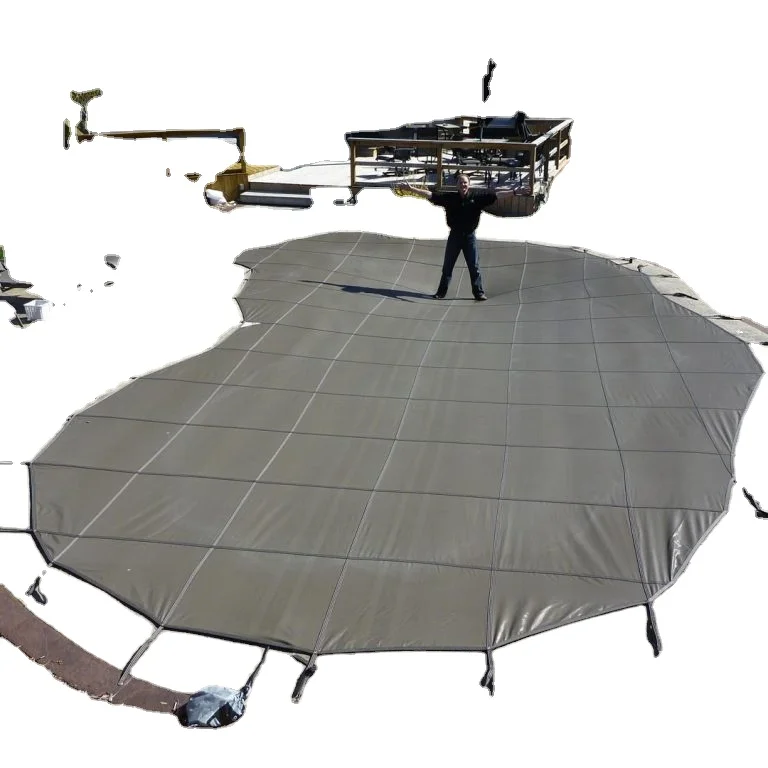 China factory wholesale PP Mesh Pool Cover customized Swimming Pool Safety Cover