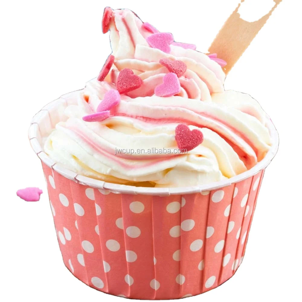 Disposable Greaseproof Baking PET Coated Paper Cupcake Liner Muffin Cup Case Mold