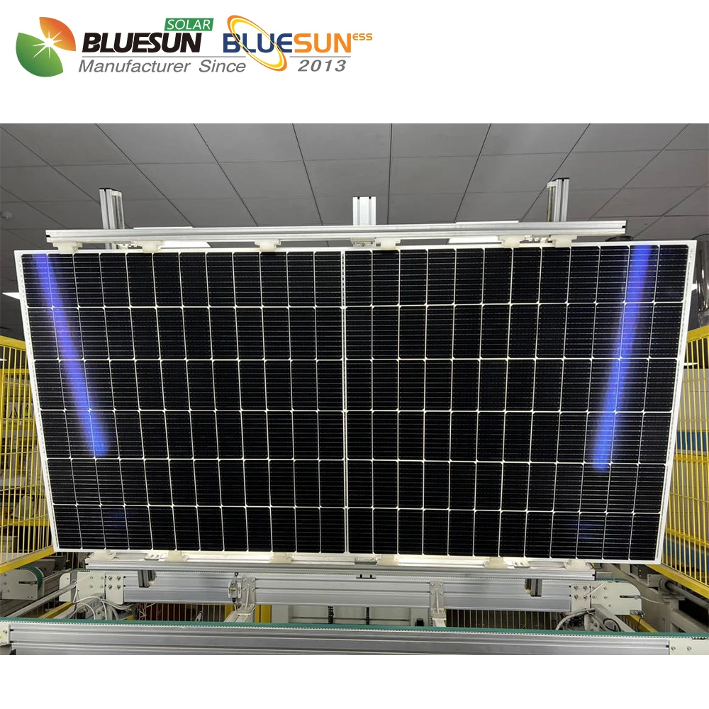 Bluesun solar panels eu 550w 560w 570w 580w 590w 600w solar panel 182mm half cut mono CE TUV certified solar pv panels