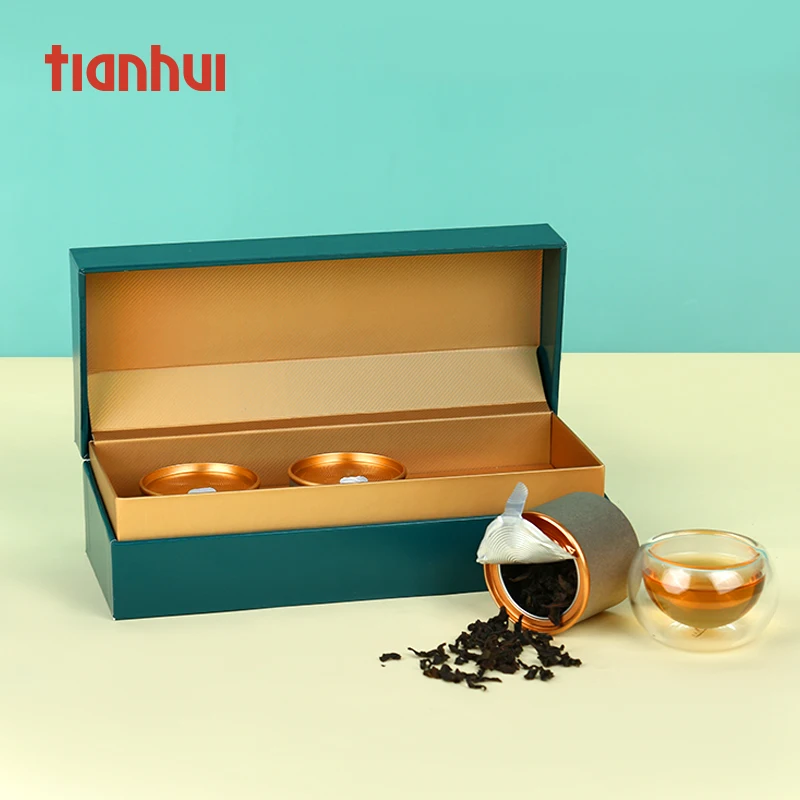  Чайный набор Tianhui с логотипом на заказ картонные подарочные упаковочные