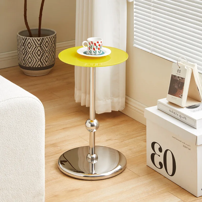 Sofa Bedside Table Removable Small Coffee Table Modern Simple Creative Mini Small Round Corner Table