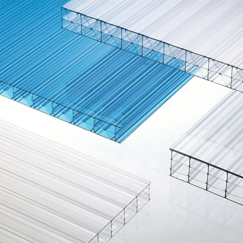 High Quality Polycarbonate Double Layer Plastic Hollow Sheet /Two-Layer Wall Hollow Sheet