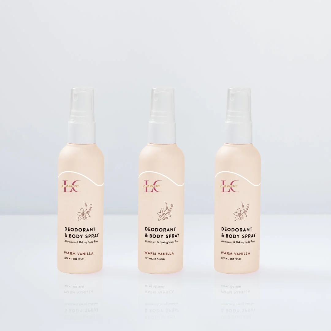 Lance Private Label Deodorant Spray Natural Ingredients Body Deodorant Long Lasting Odor Protection Spray For Daily use