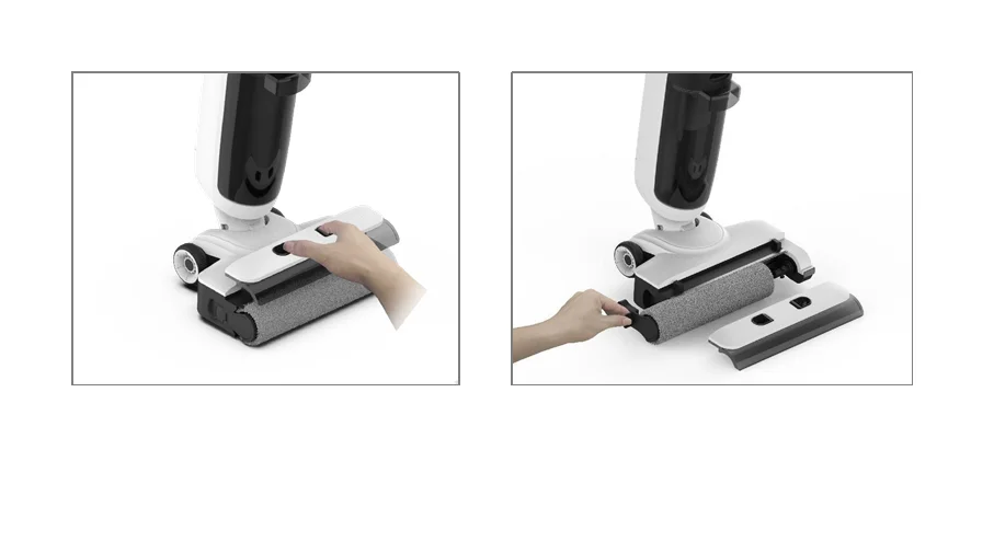 Self-Cleaning Household Floor Washer 2 In1 Electric Mop Cordless Wet and Dry Vacuum Cleaner