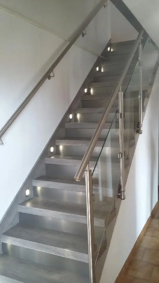 high quality spiral staircase wrought iron outdoor L shape stairs cast and glass