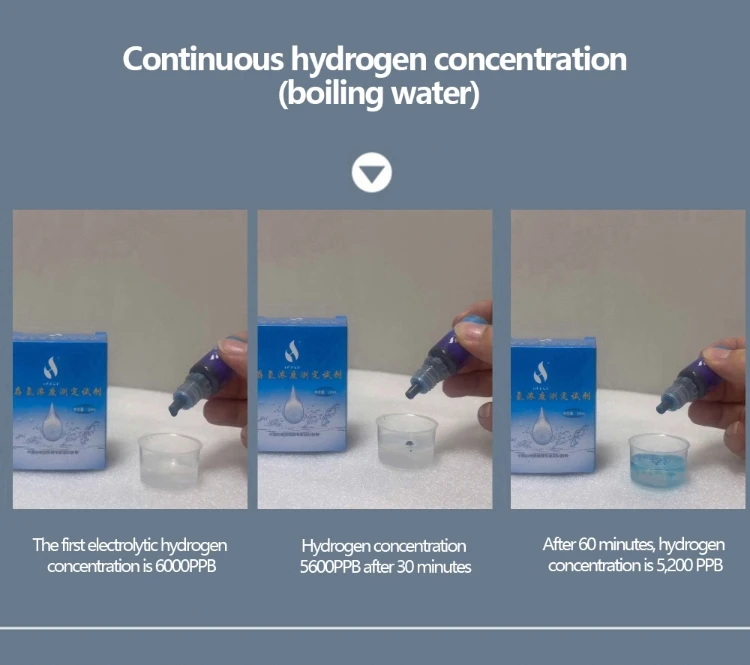 Rechargeable 5 Min 10 Min Electrolysis 3000ppb 6000ppb Hydrogen Water Bottle Generator with SPE PEM Technology Water Ionizer