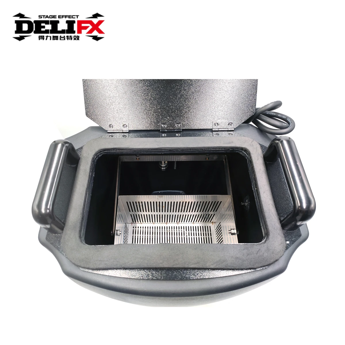 Spooky Halloween Production 6000W Real Wattage Dry Ice Machine Comes with Moving Cart with Wheel Fixing Chiller Low Fog Machines