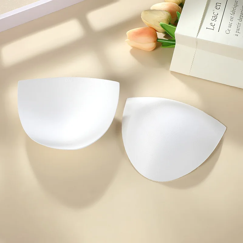 Wholesale Removable Insert Sponge Molded Bra Cup With Push Up Foam Bra Pads for underwear bra
