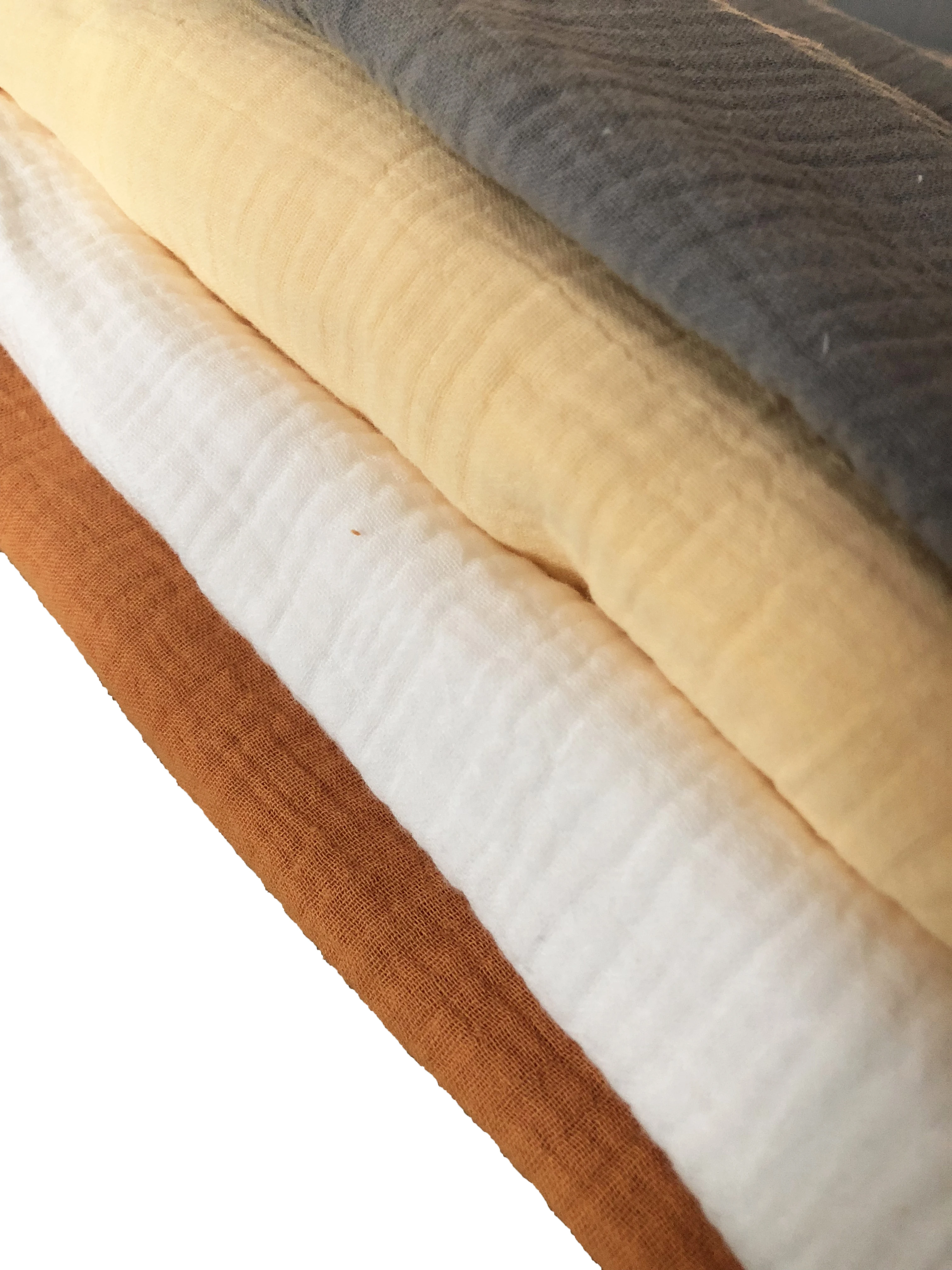 100% Organic Cotton 4-Layer Towel Sheet Thin Quilt Muslin Blanket for Baby