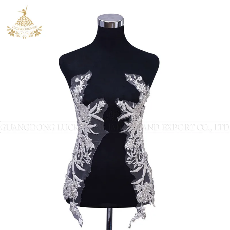 Оригинальная ручная работа, вышивка бисером, свадебный пояс с блестками, горячая фиксация, лиф со стразами, вырез горловины, аппликация со стразами