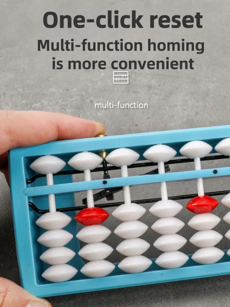 13 grade plastic portable student learning math tool abacus