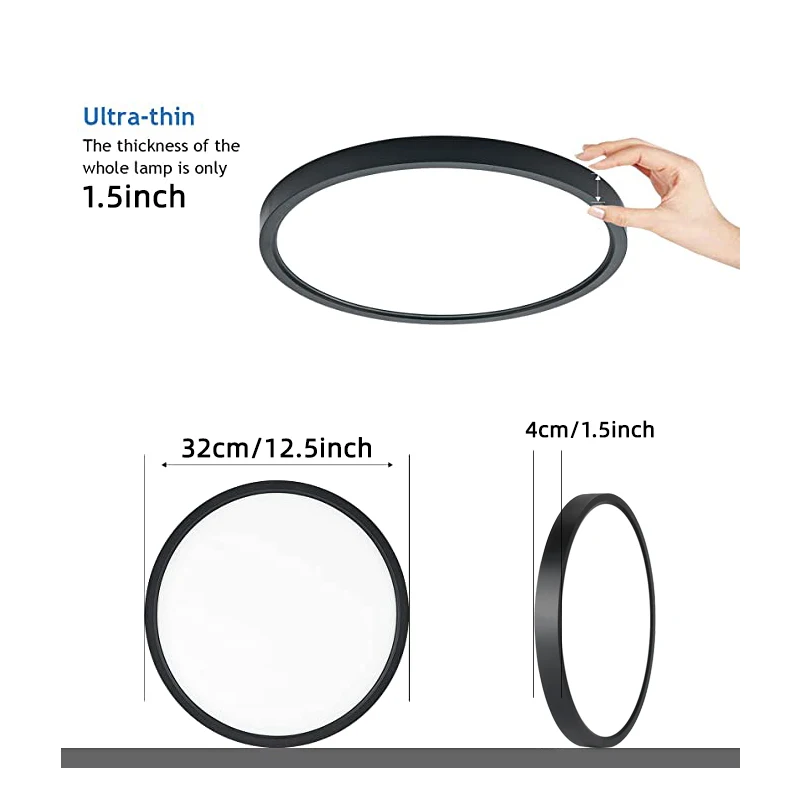 Voice WIFI APP Control Homekit Smart LED Ceiling Light 24W 320mm Color RGB Changing Indoor Home Lighting LED Flush Mount Light