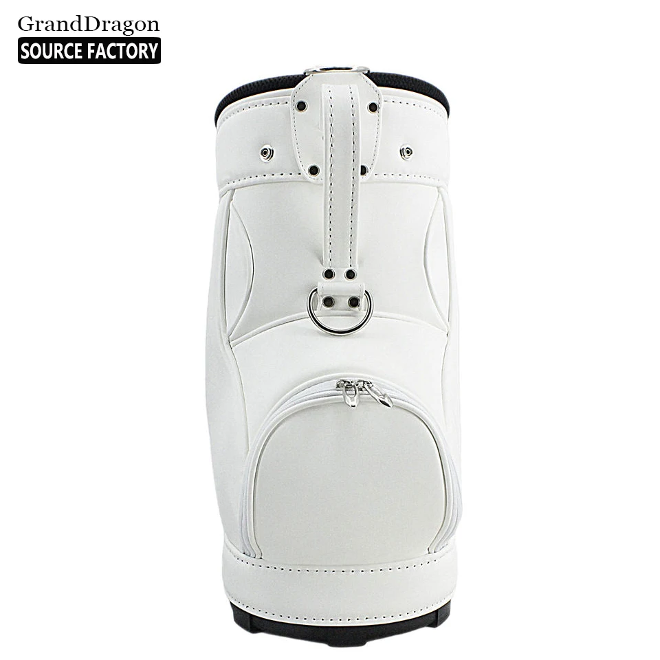 New Design Customized PU Leather Golf Pouch Holder Caddy  Bag