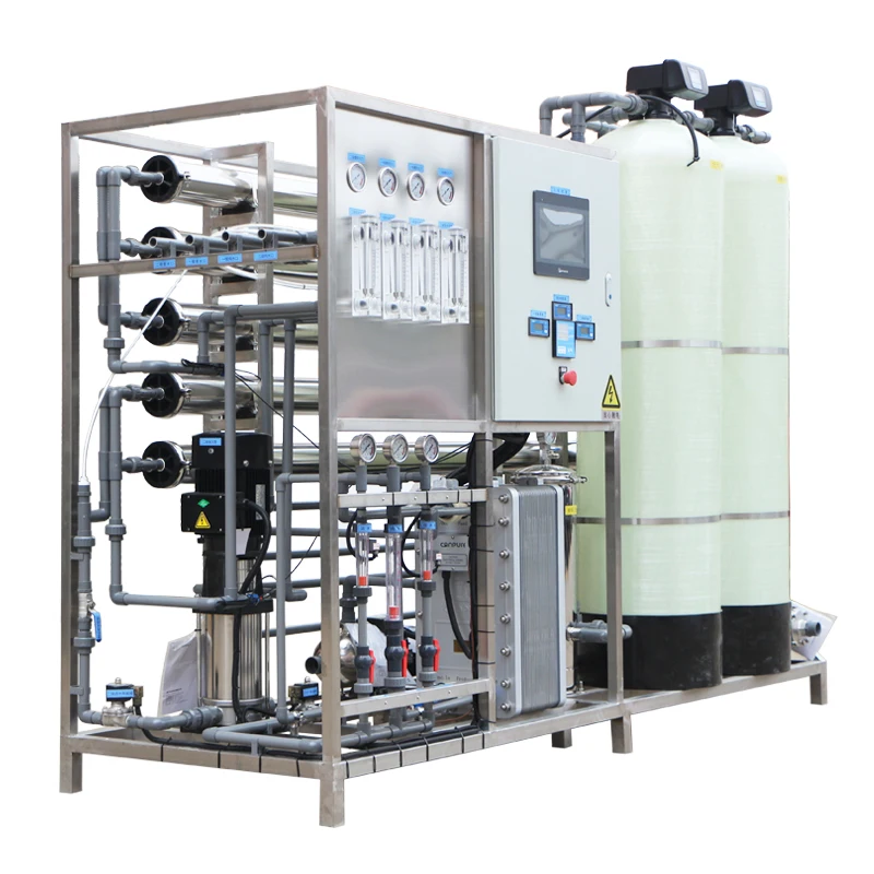 1000LPH Double Stage RO Water Treatment System Reverse Osmosis Membrane Purification Machine For Dialysis/ Beverages/ Laboratory