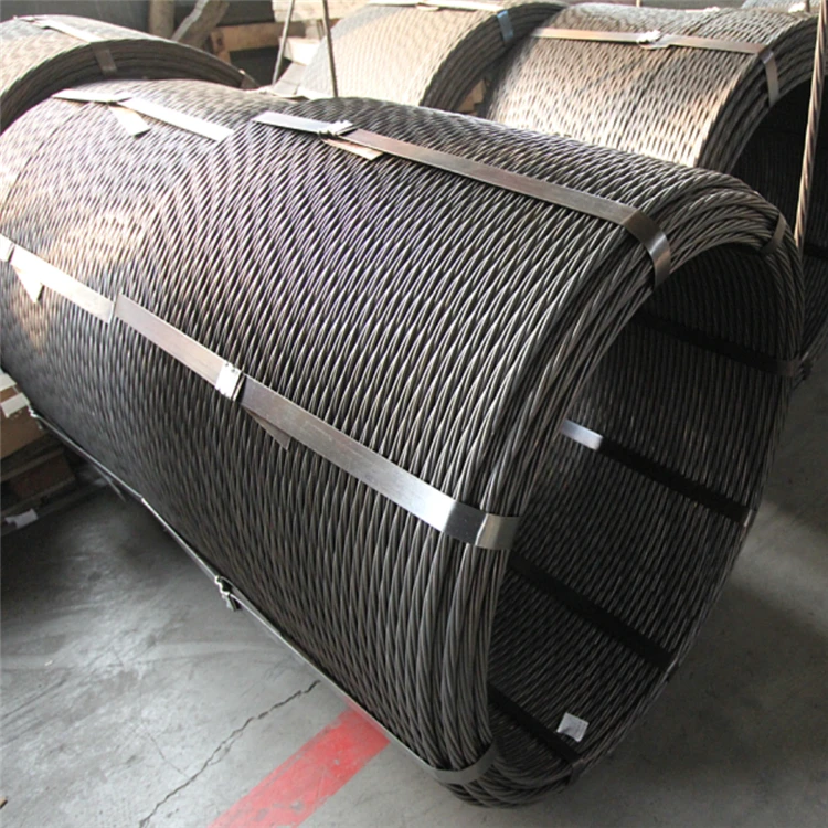 steel strand price per ton 12.7mm prestressed concrete steel strand