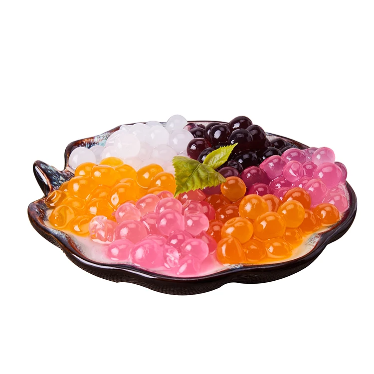 
Hangfan Best Selling Juice Ball Orange Popping Boba Bubble Tea Ingredients 