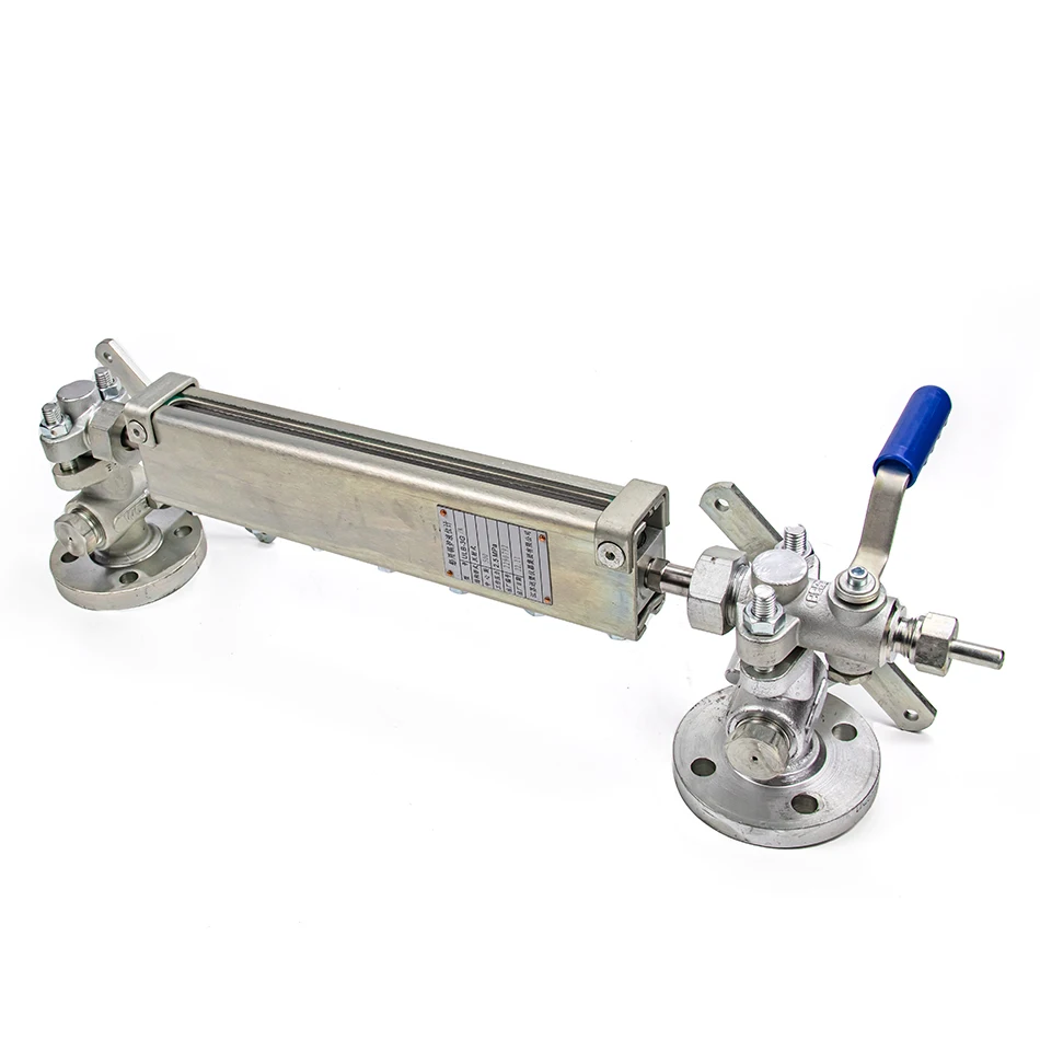 hot sale Magnetic type level gauge boiler type fuel level sensor factory directly supply reflex level gauge