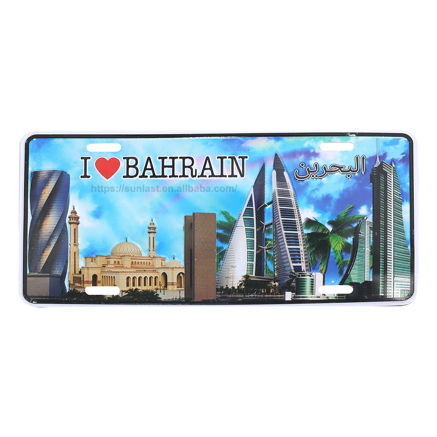 Mini Aluminum embossed Car License Plate Number Car Plate custom License Plate for decoration