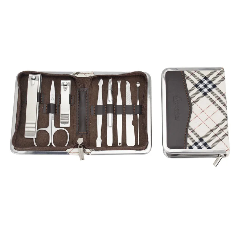Stainless Steel Women Professional Nail Clippers Kit Pedicure Care Tools Grooming Manicure Set Kit  for Travel or Home