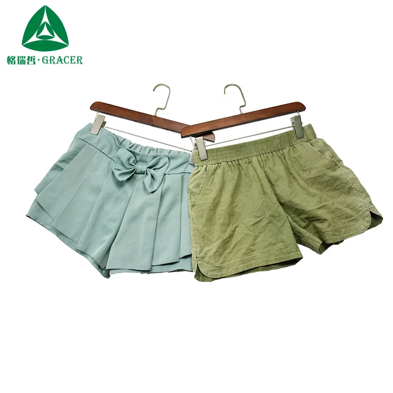 Cheap fashion second hand clothing ladies mini shorts mombasa used clothes for sale