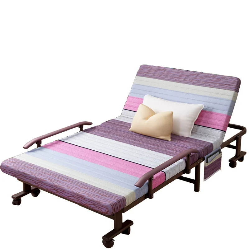 Folding divan bed adjustable base king foldable sofa office rest bed