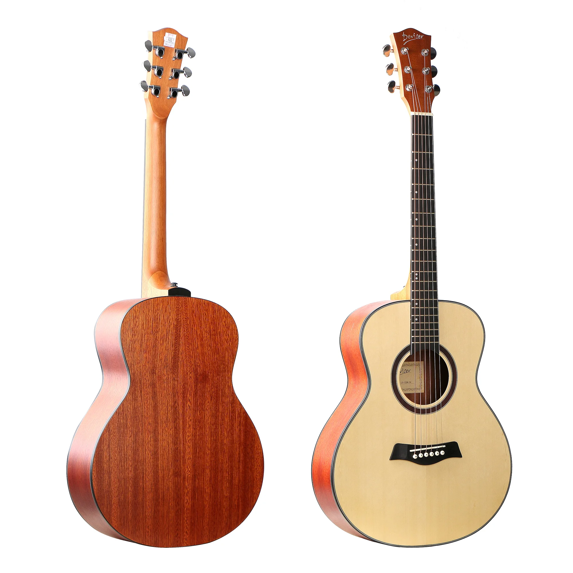 High quality 36 inch acoustic guitar for sale  LS-120N-36 Deviser cheapest guitar wholesale guitar factory OEM and ODM