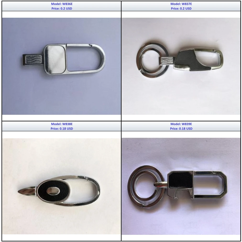 Key Holder New Design Premium Key Ring Promotional Gift Double Rings Car Keychain Custom Logo Metal Key Chain